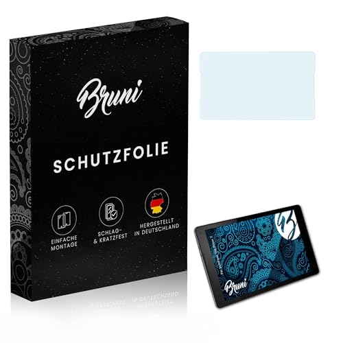 Bruni Schutzfolie kompatibel mit Vodafone Tab Prime 7 Folie, glasklare Bildschirmschutzfolie (2X)