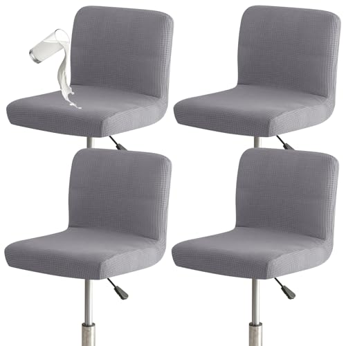 Image of Chair Covers Bar Stool Cover 4pc Bar Chair Cover Swivel Bar Stool Slipcover