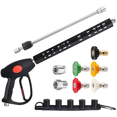 M MINGLE Replacement Pressure Washer Gun with Extension Wand Cover