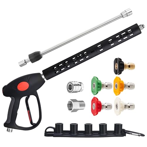 M MINGLE Replacement Pressure Washer Gun with Extension Wand, M22 Fitting |…