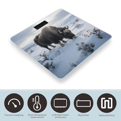 Báscula digital para baño con alta precisión 400 lb miniatura 3