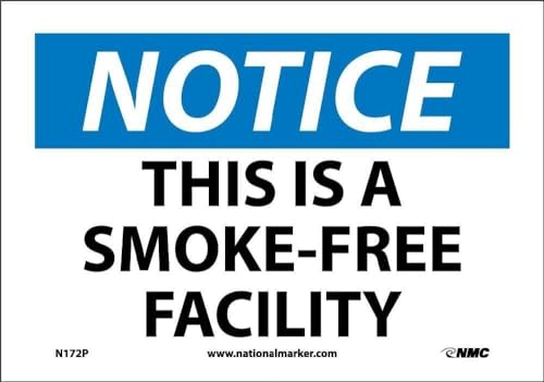 Panneau de signalisation Smoke Free Installation pour bureaux