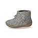 Produktbild glerups dk Unisex - Baby Hausschuhe,Kleinkinder Hüttenschuhe,Ledersohle,lammfell Schafwolle warm Winter Pantoffel,Grau,21 EU / 4 UK Child