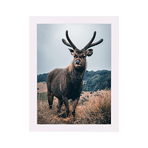 Rahmendesign24 Cornice per poster Milano 60x60 bianco (opaco) portafoto, cornice intercambiabile, cornice per foto, cornice per puzzle