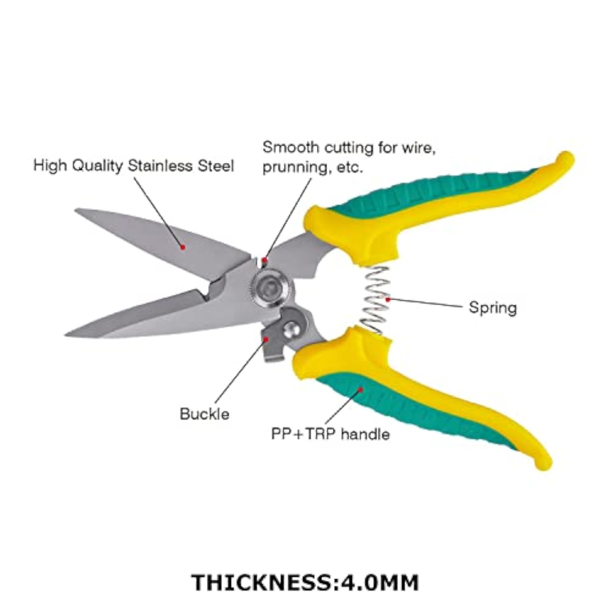 Stainless Steel Scissors for Electricians