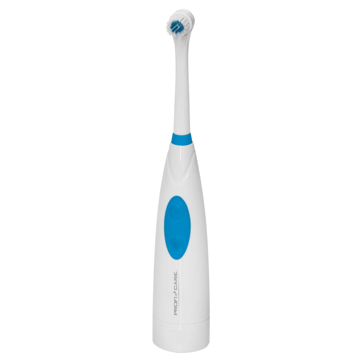 ProfiCare PC-​EZ 3054 - Brosse à dents - Oscillement bidirectionnel - Interrupteur - Fonctionne avec piles - Blanc et Bleu PC-​EZS3054