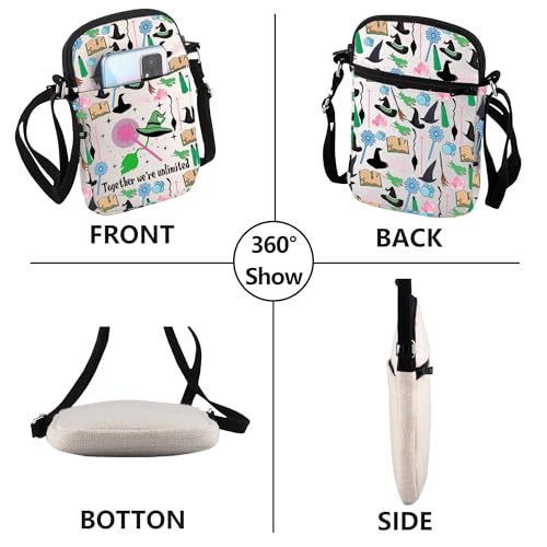 VAMSII Witch Inspired Crossbody Bag Musical Gift Together We're Unlimited The Musical Theater Fans Gift4