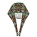 Women Men Geometric Ethnic Tribal Navajo Aztec Working Cap Tie Back Nurse Hat Fashion Headband Hats for Professionals, Kitchen