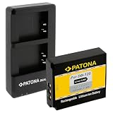 PATONA batteria per Ricoh GR IV, DB-120, con caricabatterie doppio USB-C