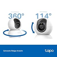 Tapo C230 3K 5MP Überwachungskamera innen 360°, WLAN 2,4GHz, KI-Erkennung, Nachtsicht, Bewegungserkennung, Zwei-Wege-Audio, Kompatibel mit Alexa und Google Assistant, microSD bis 512 GB – Ansicht 4