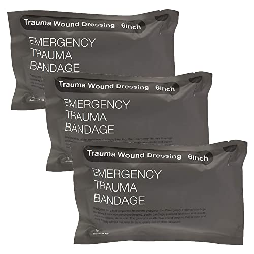 3er Pack Trauma Wound Dressing 6 Zoll