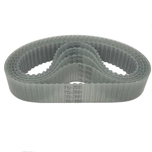 Premium 5 pcs Polyurethane Steel Wire Synchronous Belts, T5-500/505/510/515/520 Timing Belts, Width 10-40mm(T5-500,10mm)