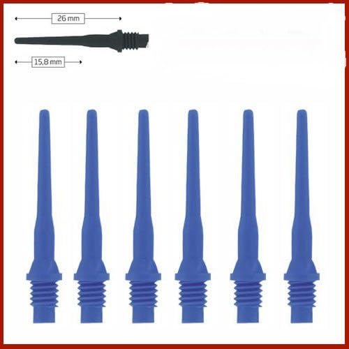 Bull's Tufflex Embouts Souples 6 Mm – Lot 100 Pointes Dart Mixte Avec Clé Rapide, Qualité Allemande
