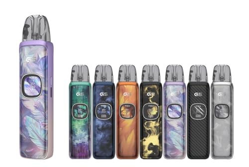 Uwell Caliburn G5 Pod System Kit 1600mAh 3ml �ő�35W MTL RDL�Ή� HD�f�B�X�v���C Type-C�}���[�d GPP�|�b�h�Ή� �d�q�^�o�R Vape ���[�E�F�� (�x�C�v�o���h�Z�b�g) (Aurora F