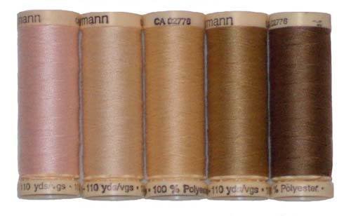 Hilo de costura todo uso Gutermann color Cocoa miniatura 2