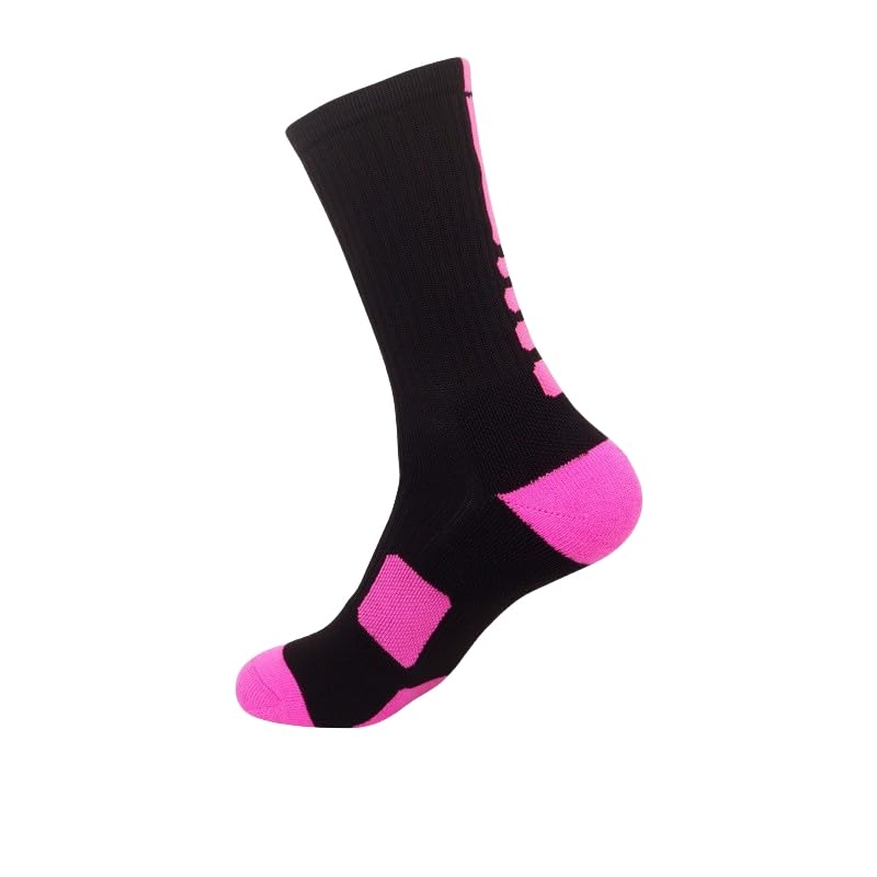 Calcetines de baloncesto ZONTO transpirables que evitan resbalones con suela de toalla suave
