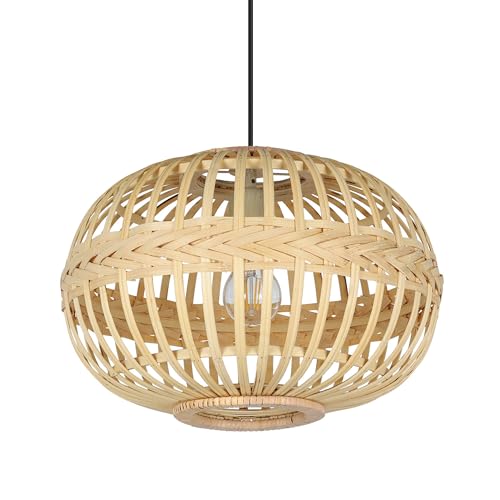 EGLO Pendelleuchte Amsfield, Boho Hängelampe Esstisch, Esszimmerlampe...