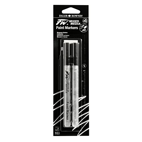Marqueurs FW Daler Rowney parfaits pour le dessin sur toile et l'illustration en atelier
