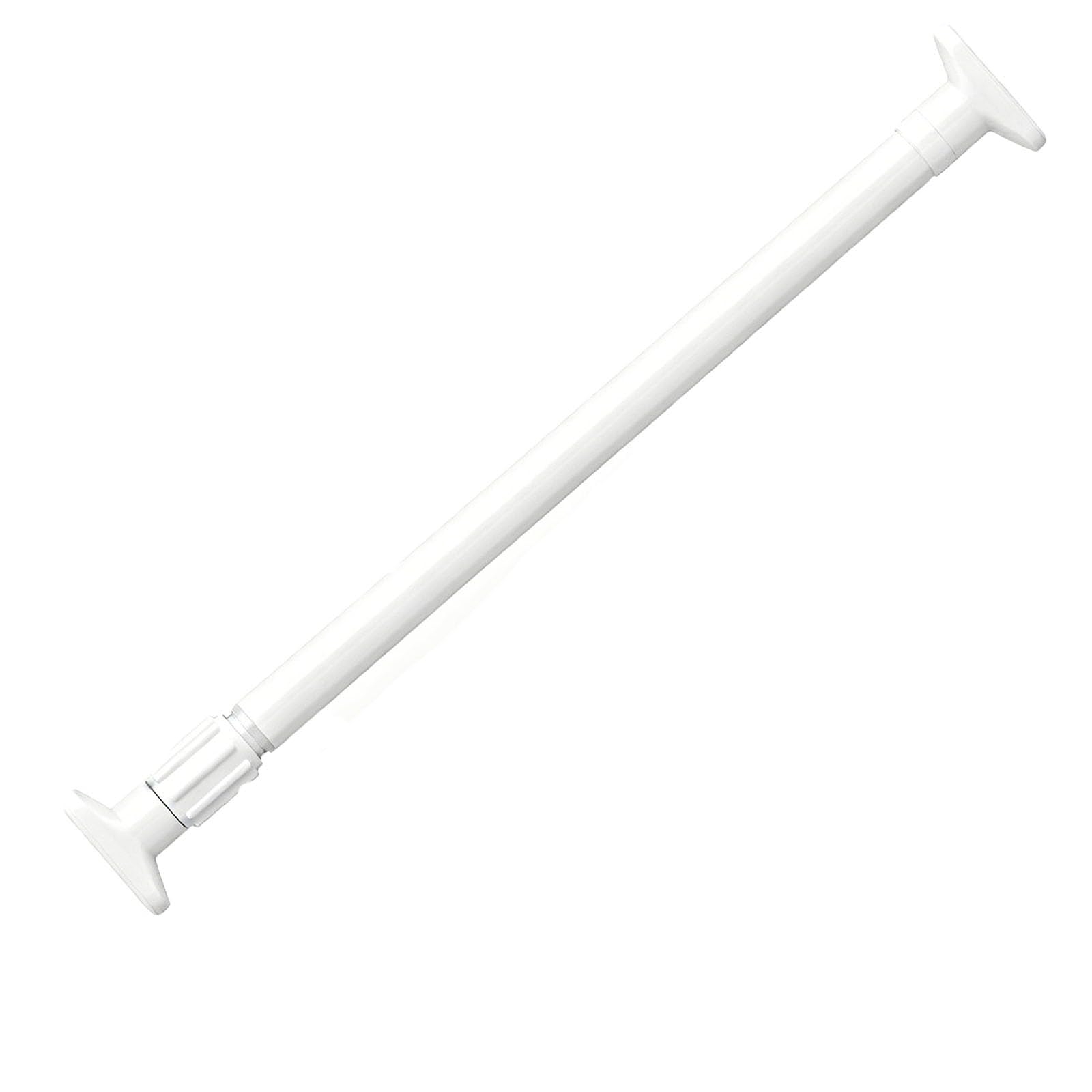 Closet Rods for Hanging Clothes, Adjustable Closet Rod, No Drilling, No Tools Required, Suitable for Wardrobes, Shower Enclosures, and Windows(White,50-80cm/19.7-31.5in)