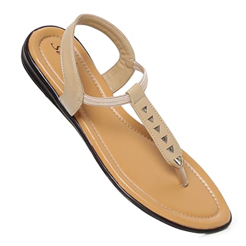 Image of Paragon K6009L Women's Sandals | Stylish Slip on Flats with Cushioned Soles | Trendy Lightweight Durable & Comfortable Fashion Slippers for Outdoor Use