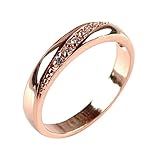 [Ｃｒｅａｍ　ｄｏｔ．] クリームドット リング 指輪 レディース 人気 ペアリング リング メンズ エタニティ 重ねづけ ブランド アクセサリー 【ピンクゴールド×9号】