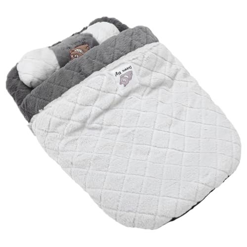 BESPORTBLE Saco De Dormir Para Animais De Estimação Cama De Ninho De Gato De Pelúcia Gatinho Dormind