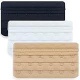 Eiarrnp Bra Extender - 6 Hook Bra Extenders for Women - Black & White & Beige