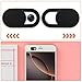 FNANJWQ 64Pcs Webcam Cover, Ultra Thin Laptop Camera Cover Slide for Laptop/Cell Phone/PC/Tablet PC Accessories Camera Blocker Slider, Great for Privacy - Black