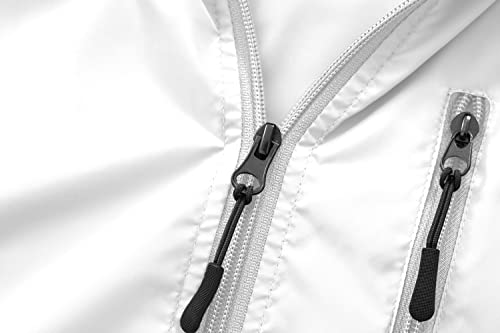 Image of Women's Lightweight Waterproof Jacket Packable Windbreaker Running Coat