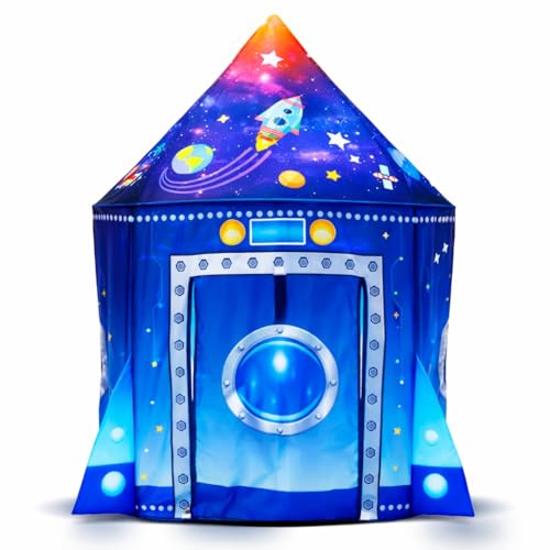 Tienda campaña Infantil - Casitas Infantiles - Tipi - Casita Infantil Exterior - Juguete para niños 3,4,5,6,7 años - Juego Infantil - Casitas Tela - Regalo de cumpleaños - (Azul)