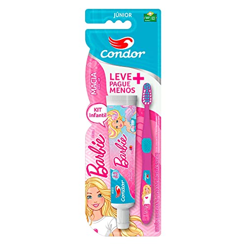 Condor - Kit Dental Condor Esc+Gel Junior Barbie