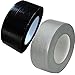 Produktbild 2 Rollen Klebeband Gewebeband Panzerband Panzertape 50m X 48mm schwarz (2 Ro. 50x48mm 2 Farben, 2 Rollen je 1x schwarz + silber)
