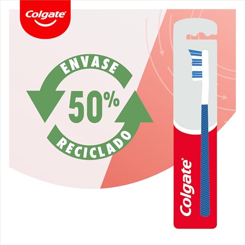 Miniatura 11 de Colgate Max White 360 Cepillo De Dientes Dureza Media, 1 Ud, Blanquea Los Dientes, Elimina Manchas, Limpia Zonas De Difícil Acceso, Limpiador De Lengua Y Mejillas, Elimina El Mal Aliento