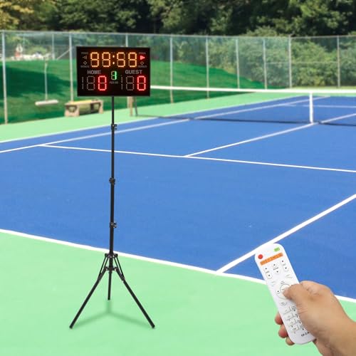 Marcador electrónico digital para baloncesto con controlador miniatura 2