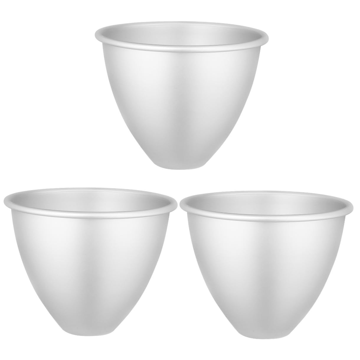 Abaodam 3pièces Moule à Gâteau à Fond Fixe Outil De Pâtisserie Antiadhésif Pour Gâteau Chiffon Cheesecake Et Mousse Accessoire De Cuisine Pratique Pour Amateurs De Pâtisserie