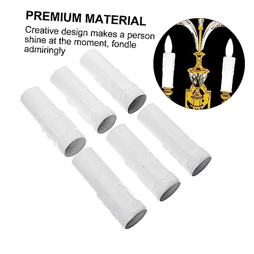 Fourreau bougie lustre E12 fer suspension luminaire cache douille - 5