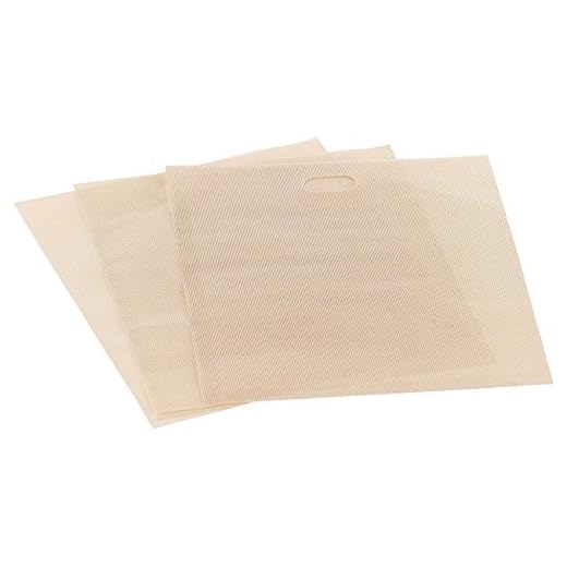Rosenstein & Söhne Toaster-Tüte: 3x Dauer-Antihaft-XL-Toastabags für Toaster, Mikrowelle & Backofen (Backpapiertasche für Toast)