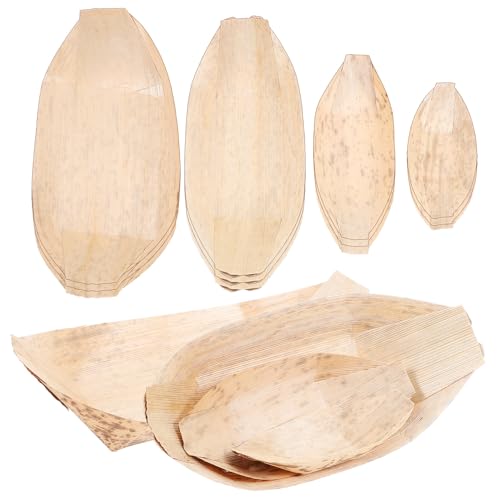Platos desechables en forma de bote para sushi 40 pcs miniatura 1