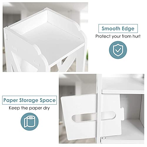 Badkamertoiletmeubilair, heeft de Grote Capaciteit Gemaakt Houten Badkameropslagplank voor Toilet - Image 6