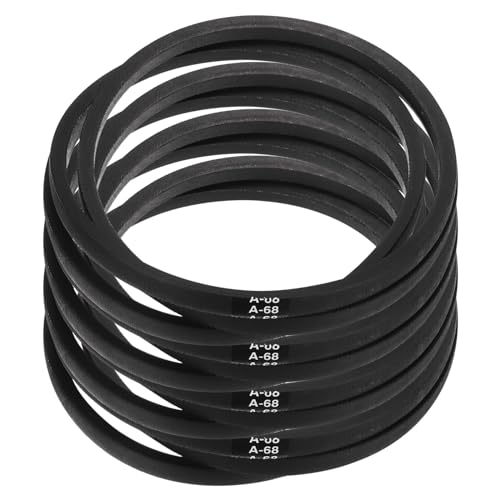 Image of uxcell 4pcs A68 or 4L700 Classic Wrapped Rubber V-Belt, 68 inch(1725mm) Inside Circumference, A Profile V Belt