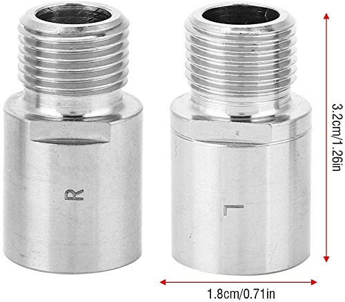Estensori per Pedali per Bici Distanziale in Lega di Titanio Adatto a Qualsiasi Pedale filettato 9/16 in Bicicletta SPD MT MTB BMX Strada estesa 16/20 mm (4 PCS),Black,16mm