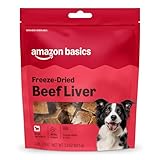 Amazon Basics Freeze-Dried Raw Single Ingredient Dog Treats (Previously Wag), Beef Liver, High Protein, Grain-Free, 3.3 Ounce (Pack of 1), Packaging may vary