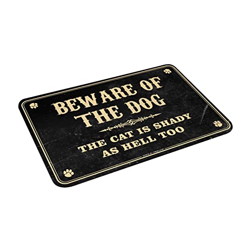 Tapis d'extérieur original 65 x 90 cm avec message d'accueil drôle - 3