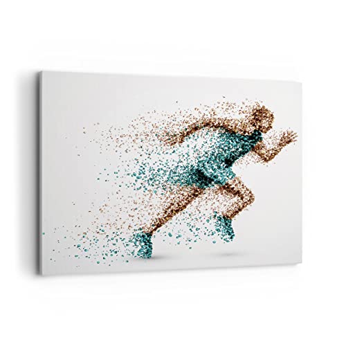 Tableaux decoratifs muraux 120x80cm pour habiller un grand mur blanc de salon vide