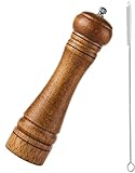 Pepper Grinder Salt Grinder Wooden Pepper Mill Grinder...