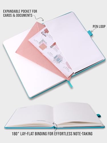 Image of DOODLE Undated Executive Gift Set | A5 192 Pages Vegan Leather Notebook + Stylish Pen with Stylus | All Packed in a Beautifully packaged in an Elegant Gift Box (Notable 1)