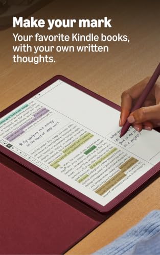 Amazon Kindle Scribe Colorsoft 64GB (newest model) — 11” paper-like color display — Write in notebooks, docs, and books. Read in any light. Pen included - Graphite - image 7