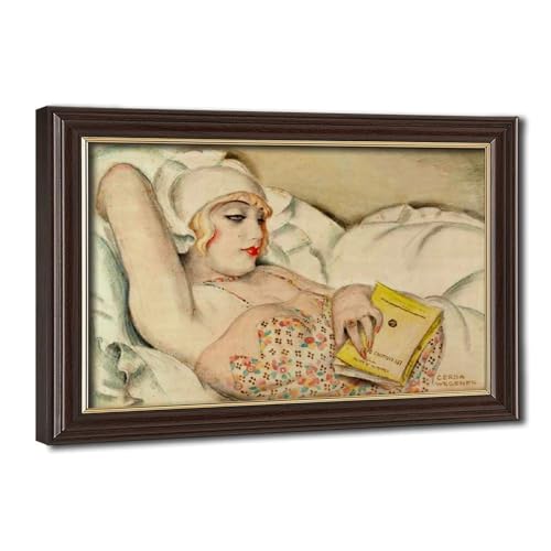 Toile La Sieste Nap 1922 Gerda Wegener une ambiance sereine pour salon