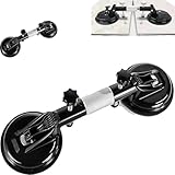 Laminate Floor Gap Fixer Tool - Professional Countertop Alignment Clamps with Adjustable Vacuum Suction - Seam Setter & Gap Repair Tool for Granite, Marble, Stone Slab & Glass (Black)