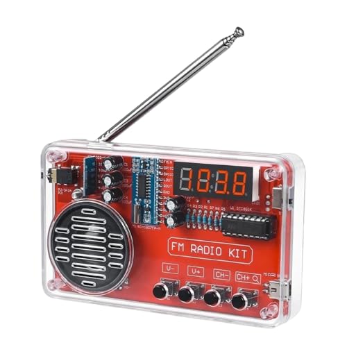 Kit de pratique de soudure : Radio FM portable 87-108MHz avec écran LED